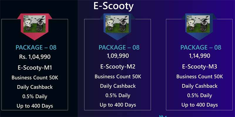 PDS Joining Package E- Scooty