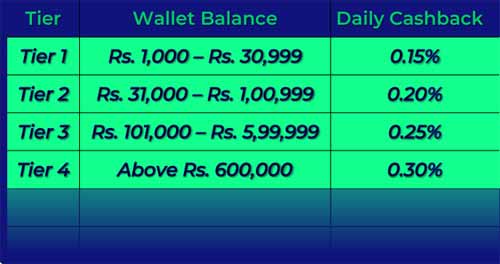 Daily Cashback