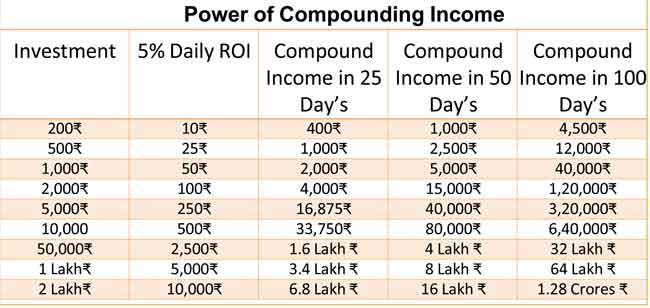Daily ROI Income